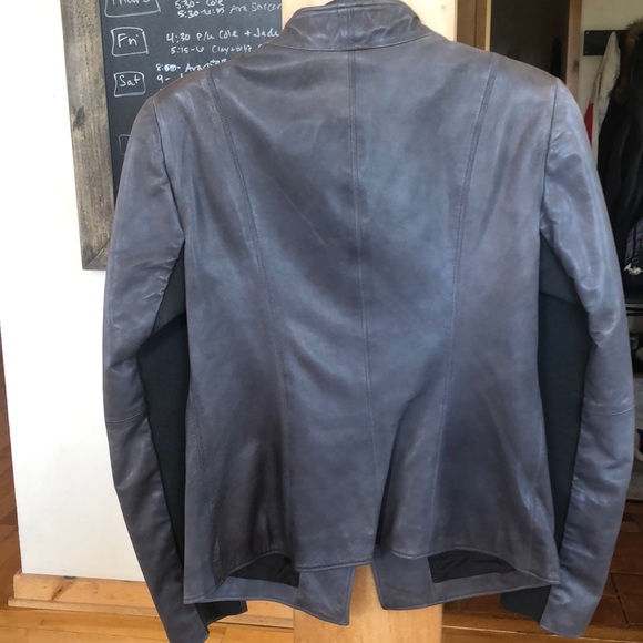 Emporio Armani Lambskin Leather Jacket - Picture 4 of 6